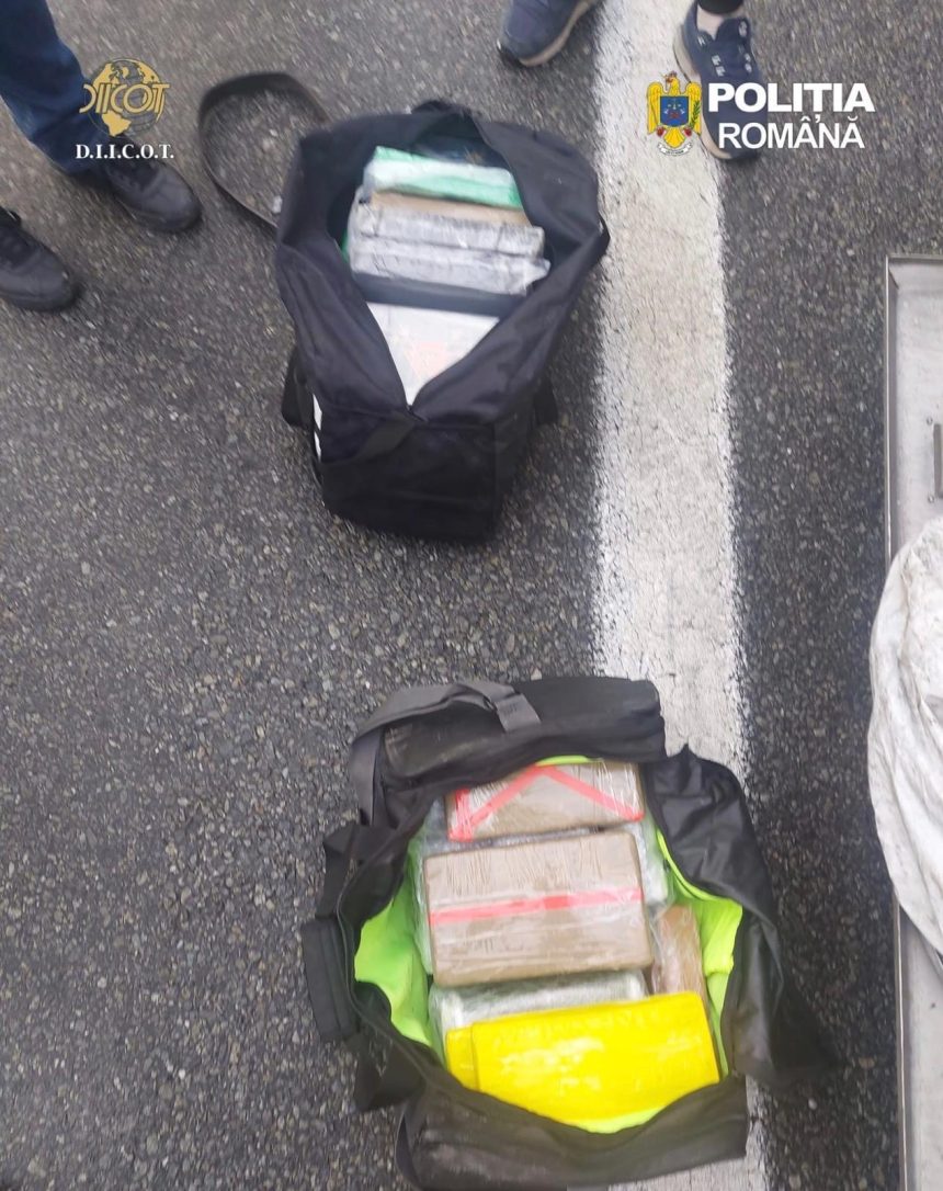 Barbat capturat cu 30 de kilograme de cocaina in Mehedinti