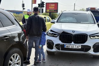 accident in lant pe bulevardul mihai viteazu din severin 7 persoane afectate un copil ranit