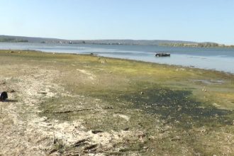 Dunarea cu debite istorice in Mehedinti Navigatia grav afectata de nivelurile extrem de scazute