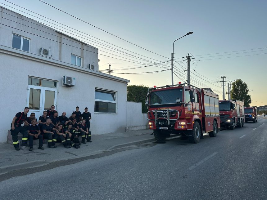 Peste 265 de hectare de teren afectate de incendiul de la Magheru ISU Mehedinti Evitati sa aprindeti vegetatia uscat