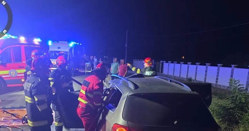 Accident grav pe DN56 A, la Șimian. Un bărbat a murit în impact