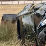 Accident rutier pe DN 67, lângă Halânga. Două victime transportate la spital