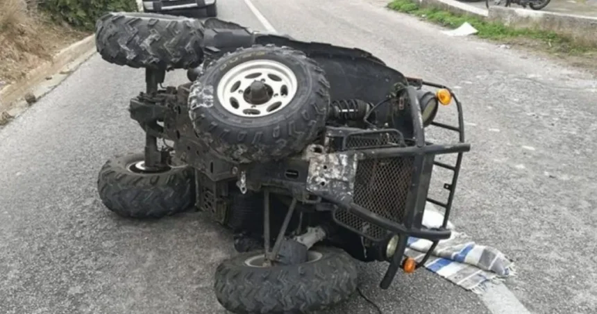 ATV a intrat într-un magazin din Bădițești; un bărbat a fost rănit