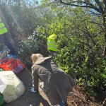 Au strâns peste un metru cub de deșeuri de pe malul Dunării, la Schela Cladovei