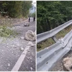 DN 67D, închis până miercuri dimineață. Circulația rămâne restricționată în Valea Cernei