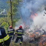 Incendii de vegetație în mai multe județe. Domogled-Valea Cernei, cea mai gravă situație