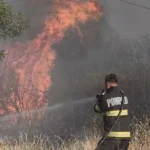 Incendii de vegetație în Mehedinți. Pompierii intervin la Drobeta și Noapteșa
