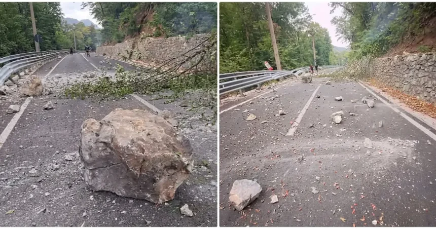 Incendiu în Parcul Național Domogled: DN 67D, blocat la Băile Herculane
