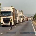 Trafic îngreunat pe DN 56 A în Șimian după un accident rutier grav