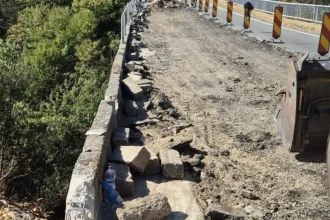 Trafic restricționat pe DN 58, lângă Carașova