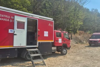 48 de pompieri luptă cu flăcările în Mehedinți. Incendii în zone greu accesibile