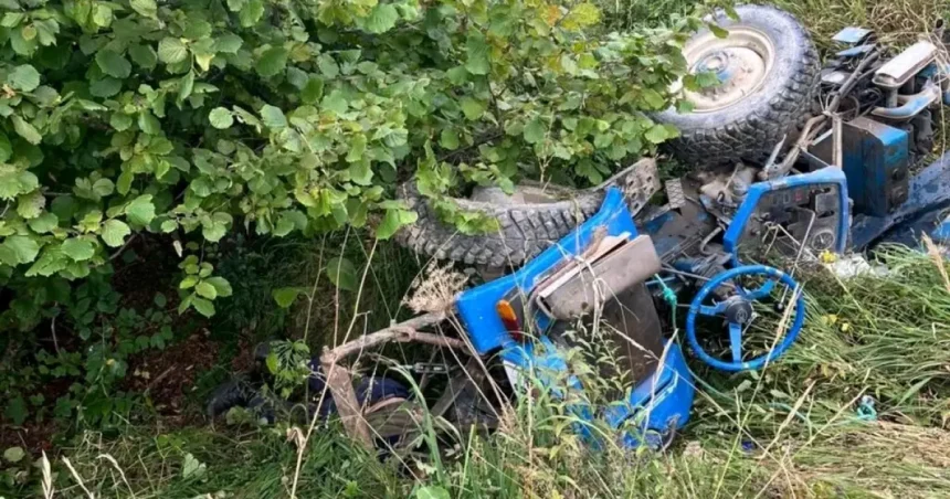Accident tragic în Mehedinți: un bărbat și-a pierdut viața sub un tractor