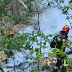 Apel pentru voluntari în zona Crivița: focul riscă să coboare spre sat