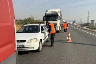 Controale DRDP în Mehedinți: șoferi opriți pe centura Severinului și la Halânga